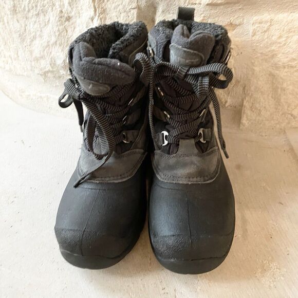 Quest 3M Thinsulate Snow Boots Women Size 8 Water Resistant Grey Winter - Picture 3 of 8